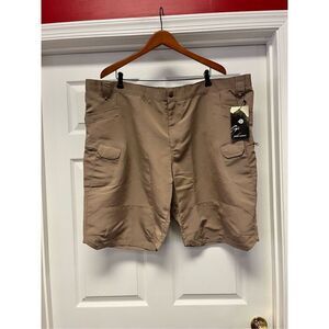 Outdoor Equipment Light Brown Cargo Rip Stop Hiking Shorts sz 11XL NWT 50”